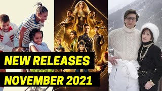 New November 2021 BIG Movies and TV Shows Coming Out