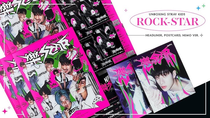 Stray Kids - ROCK-STAR (樂-STAR) + BDM Photocard — Nolae