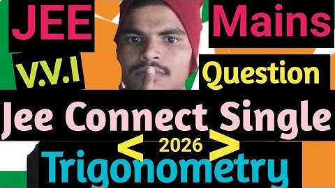 Single correct types question #trigonometry equations ineqation #jeemains #attempt #2026 #important 