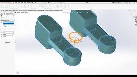 chain link forging components and die desgin in solidworks