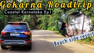 Gokarna Trip|Bangalore to Gokarna Roadtrip|Gokarna Beach resort|Coastal Karnataka Ep1|Karaj Vlog