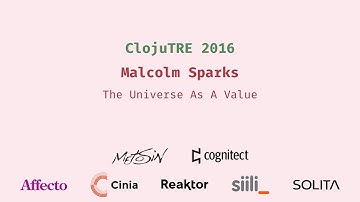 The Universe As A Value - Malcolm Sparks