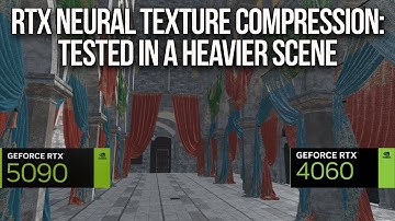 RTX Neural Texture Compression Tested in a Scene That Is More Representative of a Real Workload