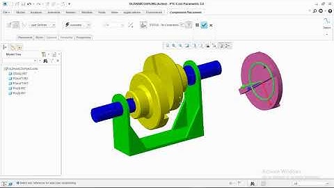 assembly and mechanism of oldham coupling in CREO