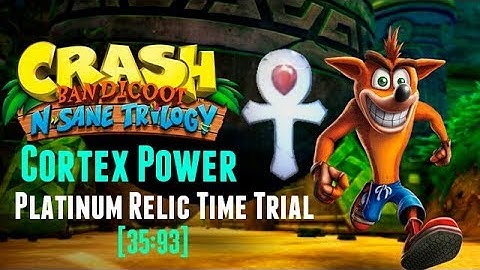 Crash Bandicoot Cortex Power Platinum Relic Time Trial [PS4]