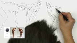 Timed Model Drawing Session 1 // Instructor: Charles Hu