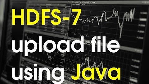 How to upload file in Hadoop using Java Api?- put command