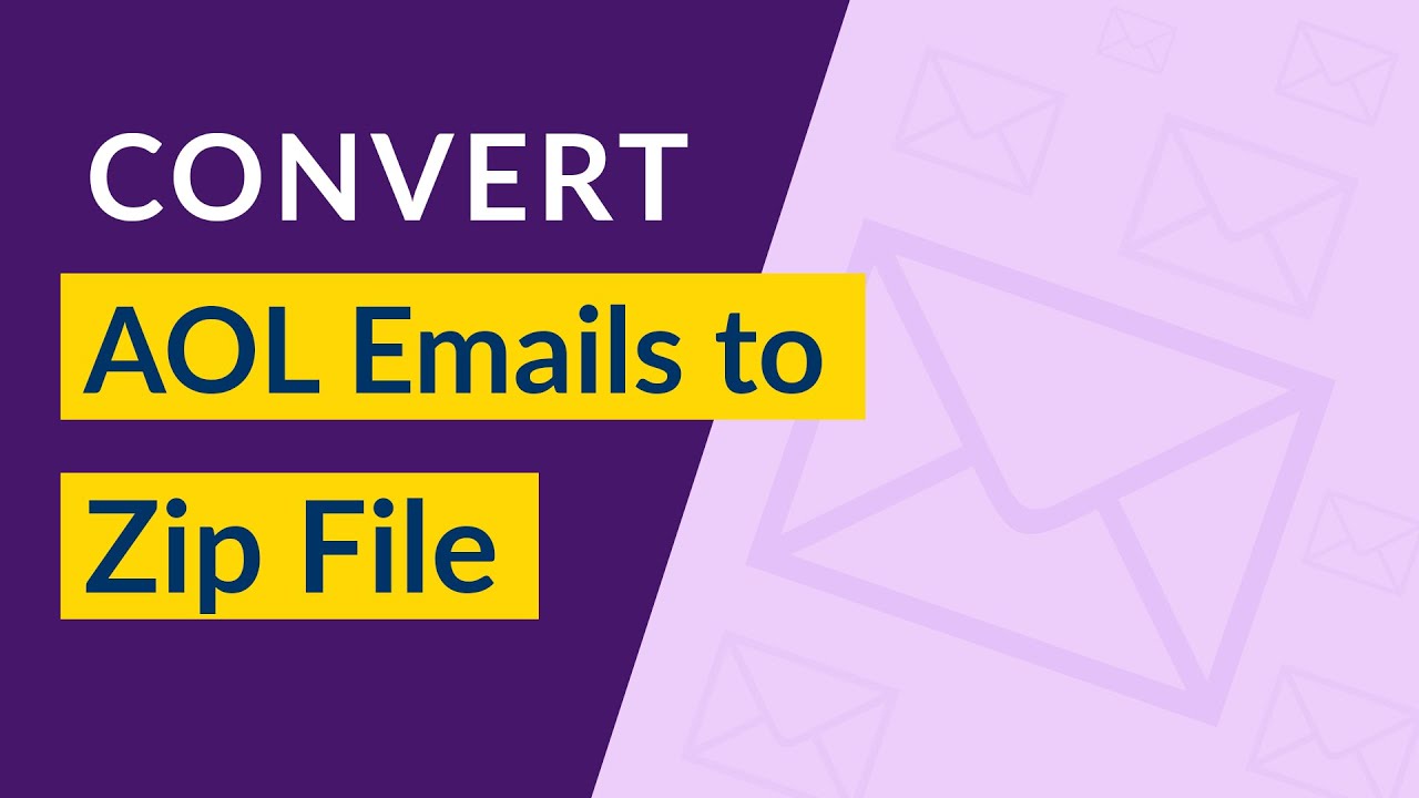 How to transfer AOL Emails to Zip format? Tutorial video for complete