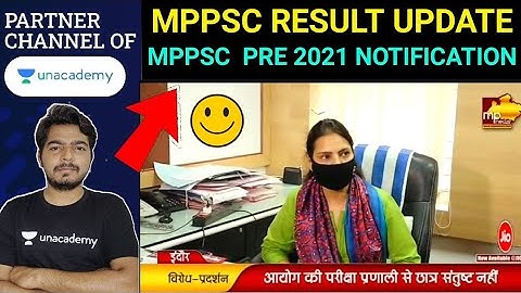 MPPSC RESULT UPDATE || Mppsc 2021 Pre Notification Update || Mppsc official statement on Result