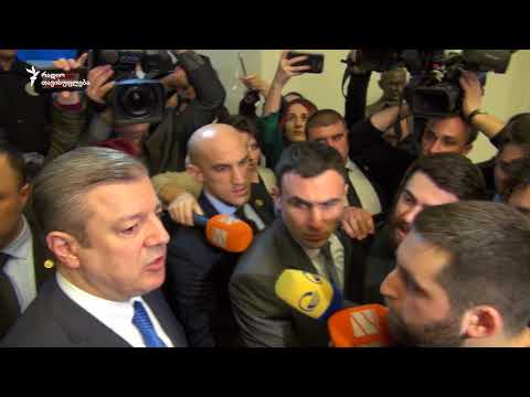 პრემიერი სტუდენტებს ელაპარაკება