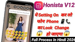 Honista v12 Latest Update 2026 🔥 | iOS Emojis &amp; Fonts New Features 😍