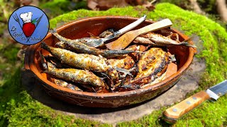 Sardines et Maquereaux Grillés au Feu de Camp en pleine Nature