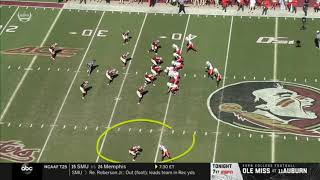 39-yard TD pass to Jeff Thomas at FSU