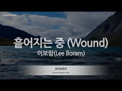 [짱가라오케/노래방] 이보람(<strong>Lee</strong> <strong>Boram</strong>)-흩어지는 중 (Wound) [ZZang KARAOKE]