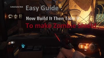 "Easy Guide" How to build Call od Duty Black Ops 3 "Zombie Shield" Shadows of Evil B