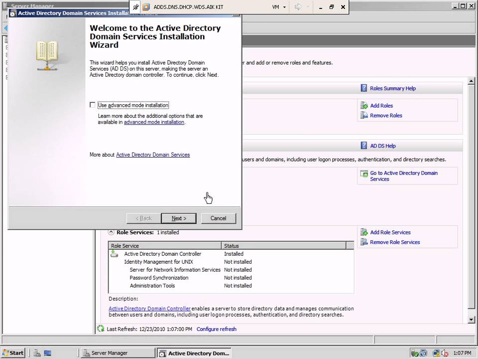 Server 2008 NCPA CPL AD DS DNS DHCP WDS Configure Part 2 - YouTube
