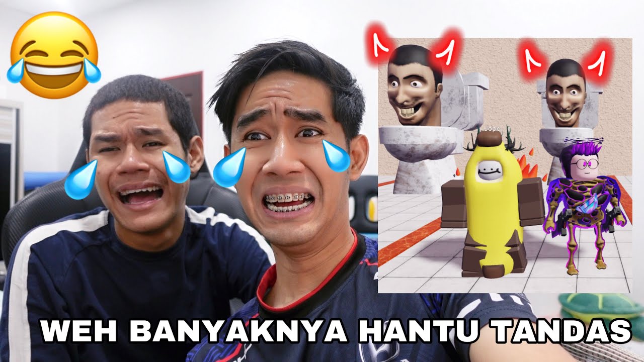 HANTU TANDAS SKIBI TAKUTKAN AQIL & AFIQKENTANG 😭 SKIBIDI TOILET ESCAPE 😂😈