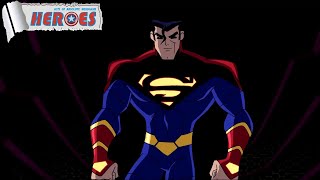 Legion of Super Heroes - Superman Merges with Superman X (Greek Subs)