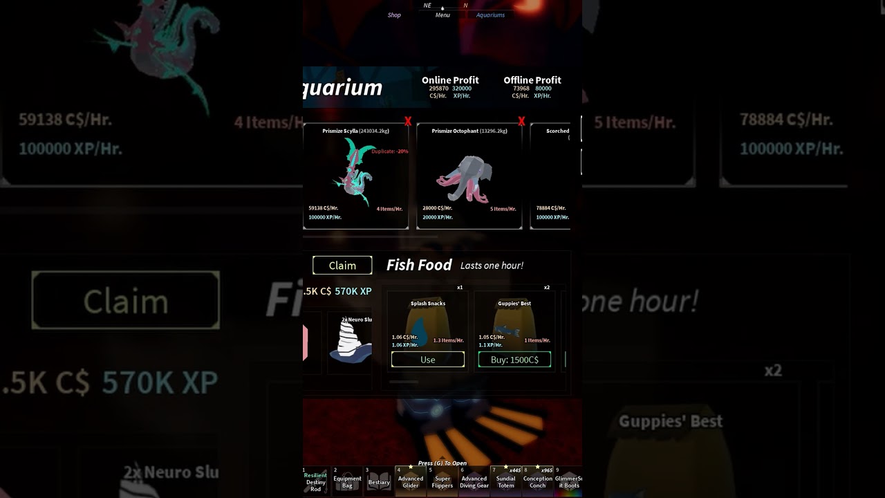 FASTEST Way to Reach Level 1000 in Fisch