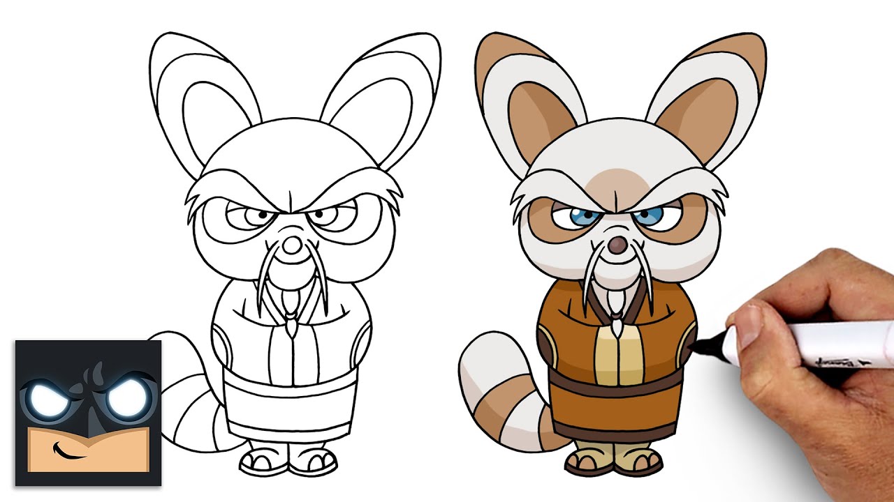 How to Draw Master Shifu | Kung Fu Panda
