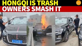 Red Flag (HongQi) Car: Pure Garbage! Blatant Copycats, Abysmal Quality Leads Owner to Smash It! screenshot 5