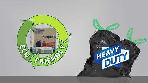 Hotpack Heavy Duty Drawstring Trash Bags