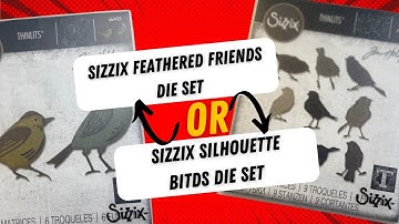 Sizzix Feathered Friends or Silhouette Birds die sets