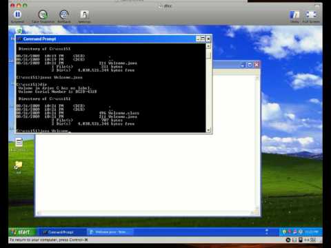 CSC151 Creating a java on the command line