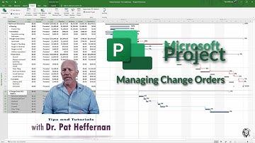 MS Project 10 - Managing Change Orders