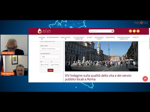 Roma Capitale e servizi pubblici. Intervista a Carlo Sgandurra (Pres. ACoS)