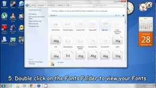 Locate Fonts Folder On Windows 7
