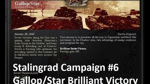 Lets Play: Unity of Command - Soviet Campaign: Gallop/Star - Brilliant Victory (HD)