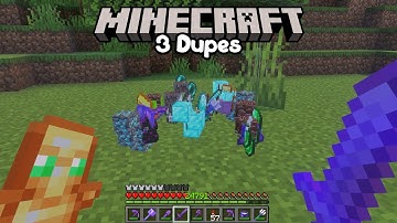 3 Any Item Duplication Glitches In Minecraft on All Devices! Realms, Servers ,Normal Worlds