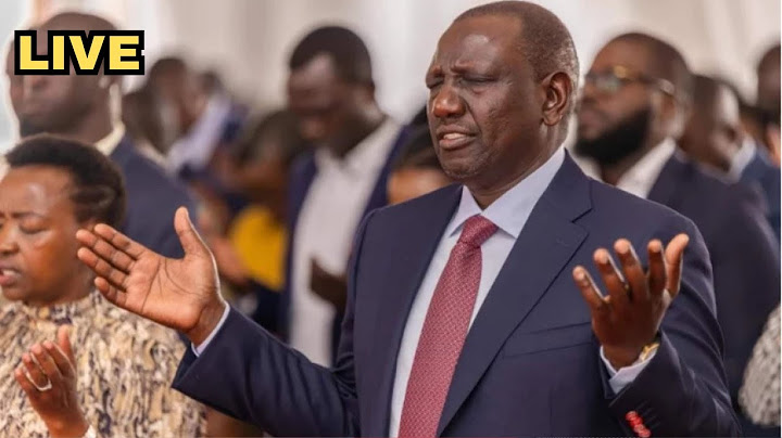 LIVE: President Ruto in Embu for church service ahead of tomorrow's Saba Saba Protests!!