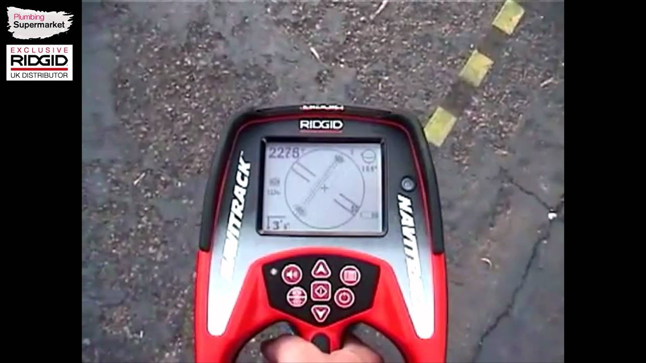 RIDGID NaviTrack II Cable, Pipe and Sonde Locator