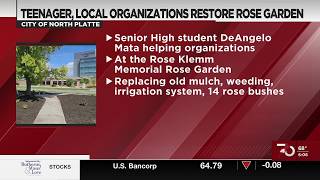 Teen helps restore North Platte rose garden