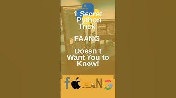 1 Python Trick FAANG Doesn’t Want You to Know! | Coding Interview Secret #LeetCode #python #coding