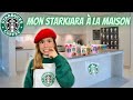 Jouvre mon starbucks  la maison et a tourne mal