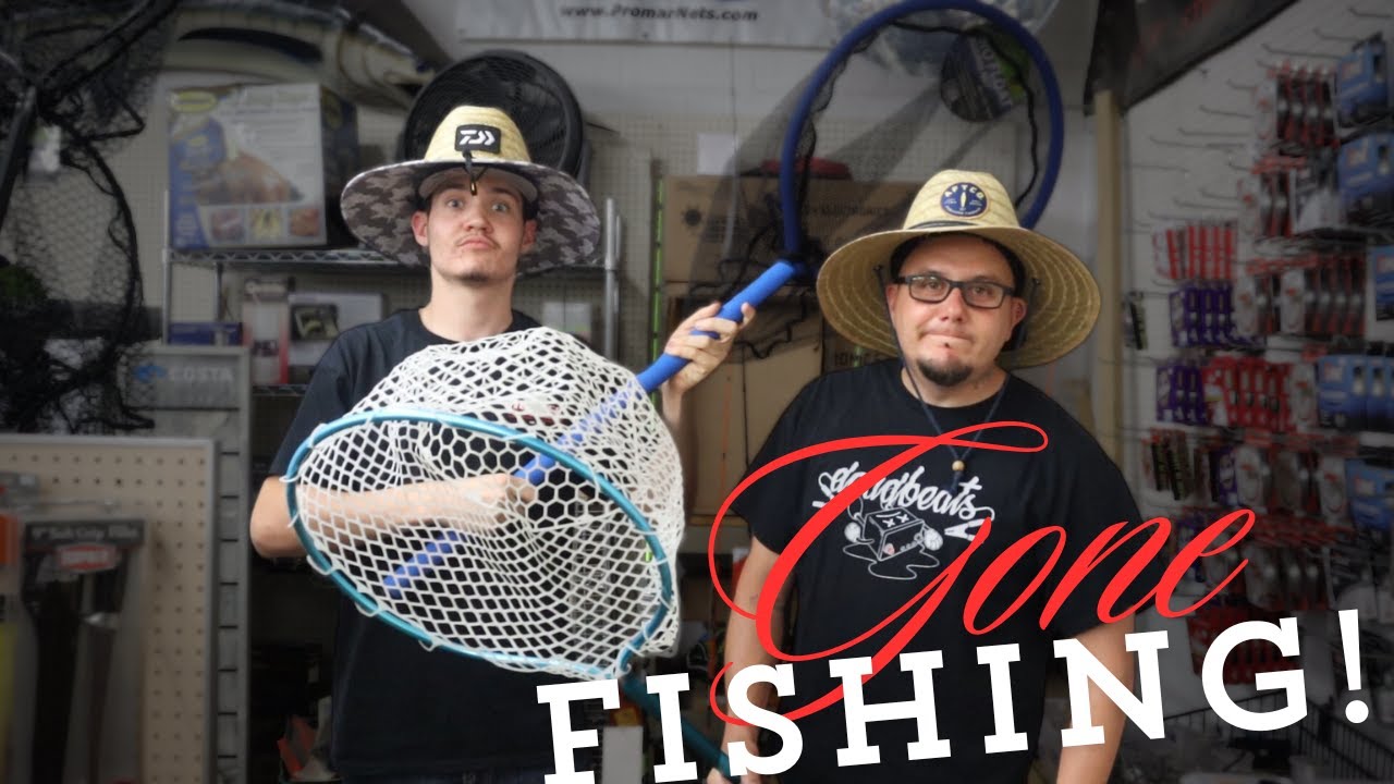 Pole shopping! First time FISHING! - YouTube