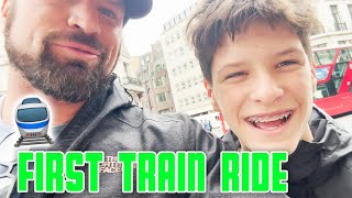 OUR FIRST TRAIN RIDE THROUGH EUROPE | RIDING THE EUROSTAR FOR THE FIRST TIME