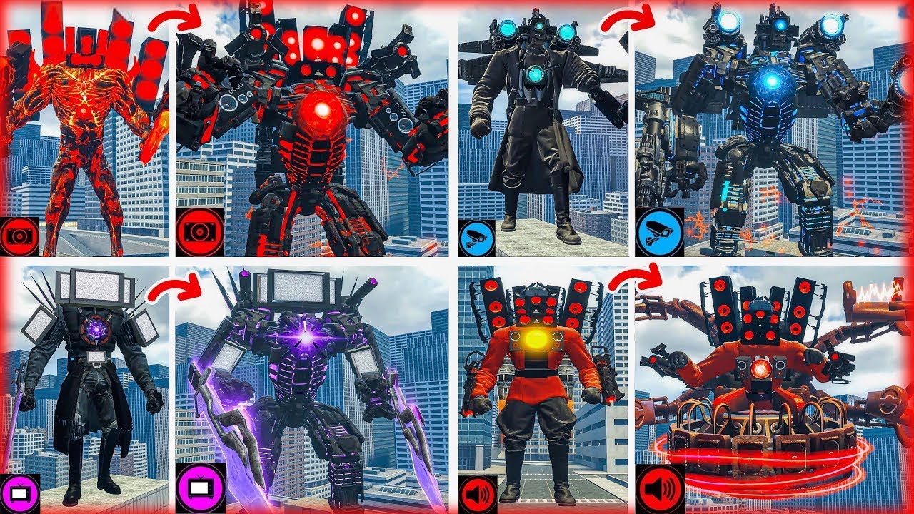 EVOLUTION OF ULTRA CAMERA BOSS, ULTRA SPEAKER BOSS & CAMERA BOSS VS SKIBIDI TOILET IN GARRY'S MOD P1