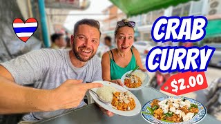 $2 CRAB CURRY HEAVEN IN BANGKOK  Ultimate Thai Breakfast Food + Best Ever FERMENTED ISAN FISH