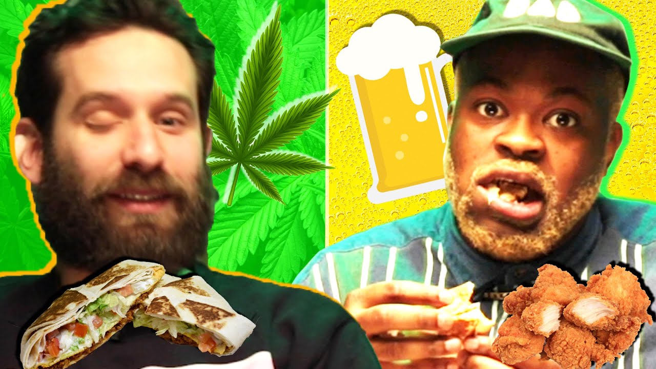 Drunk Vs High Snack Swap YouTube