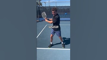 2-Handed Counter Attack in Pickleball! #pickleball #pickleballtips