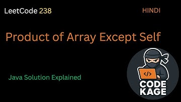 LeetCode 238 | Product of Array Except Self | Java Solution Explained | Hindi