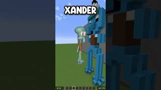 Who can Build Squidward Tentacles in Minecraft better