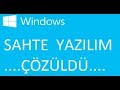 Windows 7 Yazılım Sahteciliği Uyarısından Kurtulma