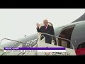 Former Pres. Trump arrives in the Quad Cities