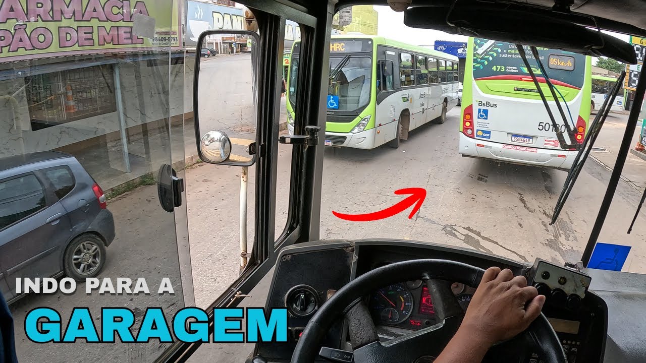 RECOLHENDO ÔNIBUS PARA A GARAGEM / CAIO VIP III VOLKSBUS