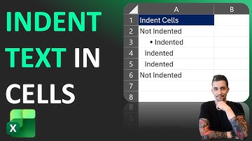 Excel Tips - Indent Text in Cells | Shortcuts and Additional Tips Included